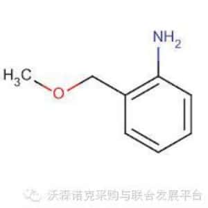 Structure of Benzenamine, 2-(methoxymethyl)- CAS 62723-78-8